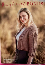 Load image into Gallery viewer, Hayfield Super Chunky Knitting Pattern 10001 - Ladies Kimono Jacket  32-54 ins
