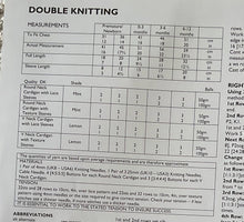 Load image into Gallery viewer, Babies DK knitting pattern UKHKA 109 Cardigans 12-20 ins
