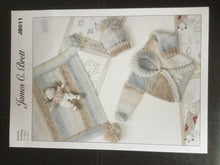 Load image into Gallery viewer, KNITTING PATTERN James C Brett JB011 - DK - Cardigan, Hat &amp; Blanket - 12-22 ins
