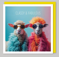 Greetings Card Classy & Fabulous Funny Humorous