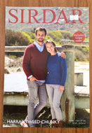 Sirdar Chunky Knitting Pattern 7848 Sweaters 32-54 ins 