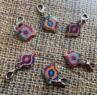 Crochet Stitch Markers (Set of 6) - Mystical Lanterns by Janie Crow