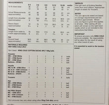 Load image into Gallery viewer, King Cole 4 ply knitting pattern 5880 - Baby Set - 14-22 ins

