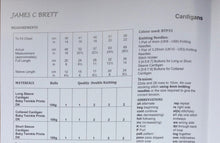 Load image into Gallery viewer, James C Brett DK Knitting pattern JB745 Baby Cardigans 14-22 in
