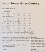 Load image into Gallery viewer, KNITTING PATTERN Woolcraft JL08 - Chunky - Men’s Sweater 40-48 ins
