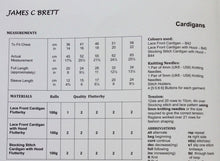 Load image into Gallery viewer, James C Brett Chunky Knitting Pattern JB649 - Cardigans - 14-22 ins
