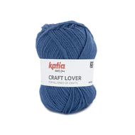 Katia DK Wool Yarn 50g - Medium Blue (14) - 70% Acrylic, 30% Wool