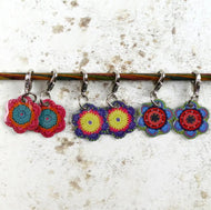 Emma Ball - Crochet Stitch Markers (Set of 6) - Crochet Petal (CR28)