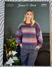 Load image into Gallery viewer, James C Brett DK double knitting pattern JB922  - Ladies Sweater 32-50 ins
