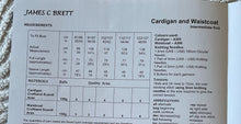 Load image into Gallery viewer, James C Brett Aran knitting pattern JB917 Ladies Cardigan &amp; Waistcoat 32-50 ins
