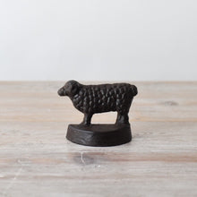 Load image into Gallery viewer, Door Stop Wedge Cast Iron Sheep  10.5cm X 8.5cm X 8cm

