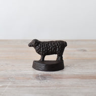 Door Stop Wedge Cast Iron Sheep  10.5cm X 8.5cm X 8cm