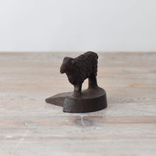 Load image into Gallery viewer, Door Stop Wedge Cast Iron Sheep  10.5cm X 8.5cm X 8cm

