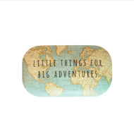 Vintage Map Mini Travel Case Storage Coin Pill Craft Gift Box Sass & Belle