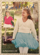 Hayfield DK Knitting Pattern 2490 - Girl’s Ballet Wrap 24-32ins
