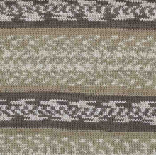 Load image into Gallery viewer, King Cole Fjord DK wool yarn self patterning mock fair-isle 100g Laberg
