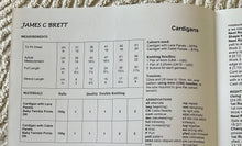 Load image into Gallery viewer, James C Brett DK Knitting pattern JB374 Baby Cardigans 12-20 in
