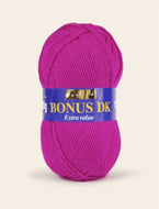 Sirdar Hayfield Bonus DK Kntting/Crochet Wool/Yarn 100g Acrylic Magenta