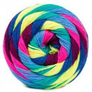James C Brett Swurlywurly DK Wool/Yarn Cake 200g Self Striping Acrylic SRL04