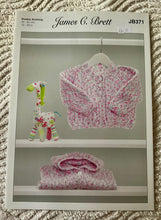Load image into Gallery viewer, James C Brett DK Knitting pattern JB371 Baby Cardigans 12-20 in
