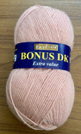 Sirdar Hayfield Bonus DK Kntting/Crochet Wool/Yarn 100g Acrylic Oyster Pink