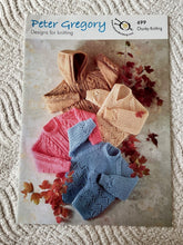 Load image into Gallery viewer, Peter Gregory Chunky knitting pattern 699 - Sweaters &amp; Jackets 20-30 ins
