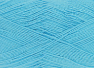 King Cole 4 Ply Sock Wool Yarn Knitting Crochet Cotton Socks 100g Azure