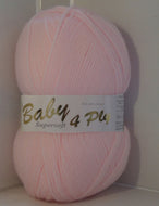 Jarol Baby Supersoft 4 ply Wool Yarn Polyamide Acrylic Mix 100g Pink