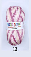 Woolcraft Baby Cakes Blanket in a Ball Aran 300g Knitting Wool Yarn Sherbet
