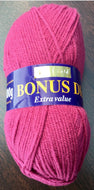 Sirdar Hayfield Bonus DK Kntting/Crochet Wool/Yarn 100g Acrylic Cerise