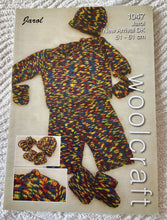 Load image into Gallery viewer, Jarol DK knitting pattern 1047 Babies Sweater Leggings Bootees &amp; Mitts 51-61 cms
