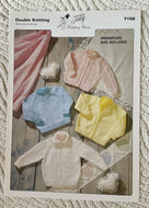 Teddy DK knitting pattern 7156 Baby’s Sweaters & Cardigans -  16-22 ins