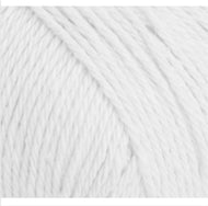 King Cole Recycled Dishcloth Cotton DK Yarn for Knitting/Crochet 100g -  White
