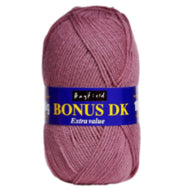 Sirdar Hayfield Bonus DK Kntting/Crochet Wool/Yarn 100g Acrylic Mauve