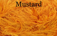 King Cole Moments DK 50g Faux Fur Eyelash Knitting Wool/Yarn - Mustard