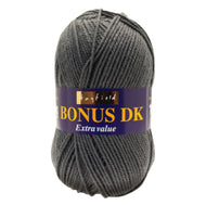 Sirdar Hayfield Bonus DK Kntting/Crochet Wool/Yarn 100g Acrylic Slate Grey 