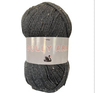 Cygnet Woolly Aran Knitting Crochet Wool Yarn 400g Stormy Skies
