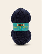 Sirdar Hayfield Bonus Aran Kntting/Crochet Wool/Yarn 100g Acrylic - Navy