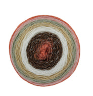 King Cole Curiosity DK Wool/Yarn Cake Self Striping Knitting Creme Brulee - 150g