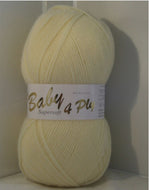 Jarol Baby Supersoft 4 ply Wool Yarn Polyamide Acrylic Mix 100g Lemon