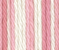Lily Sugar ‘n Cream Cotton Knitting Wool/Yarn -  Strawberry Ombre - 56.7g