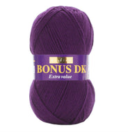 Sirdar Hayfield Bonus DK Kntting/Crochet Wool/Yarn 100g Acrylic Purple 