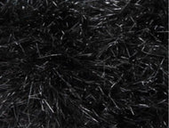 King Cole Tinsel Chunky Eyelash Knitting Yarn Sparkly Glitter Wool Black