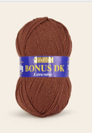 Sirdar Hayfield Bonus DK Kntting/Crochet Wool/Yarn 100g Acrylic Mahogany