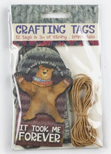 Load image into Gallery viewer, Emma Ball Crafting Tags - (Pack Of 12) - Woolly Bears
