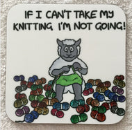 Vanessa Bee Coaster Laminated Drinks Mat  -  If I can’t…….