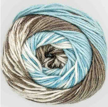 Load image into Gallery viewer, King Cole Fjord DK wool yarn self patterning mock fair-isle 100g Etne
