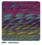 Wendy Husky Super Chunky Yarn Wool 100g Crocheting/Knitting Crafts Adventure 