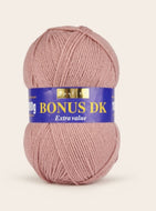 Sirdar Hayfield Bonus DK Kntting/Crochet Wool/Yarn 100g Acrylic Dusky Pink