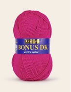 Sirdar Hayfield Bonus DK Kntting/Crochet Wool/Yarn 100g Acrylic Electric Pink